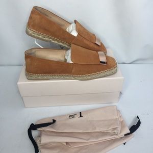 $500 Sergio Rossi espadrilles 39.5 for US 9 (approx.) square new in box
